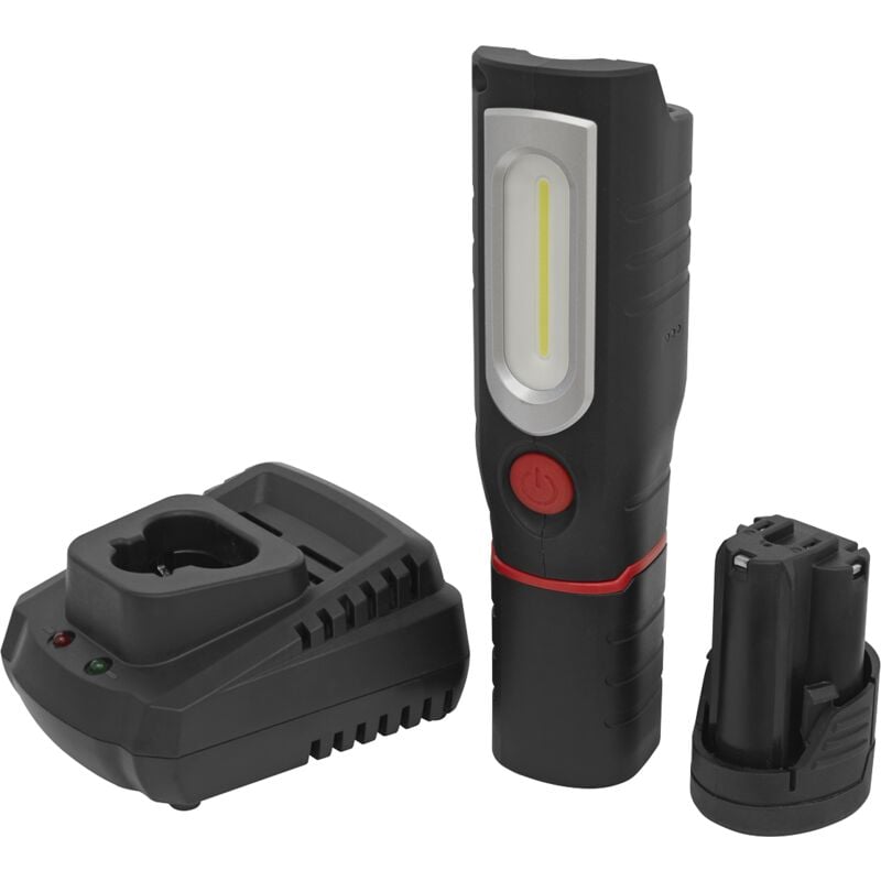 LED36012VCOMBO1 SV12 Series 8W cob led Inspection Light with Battery & Charger Combo 12V - Sealey