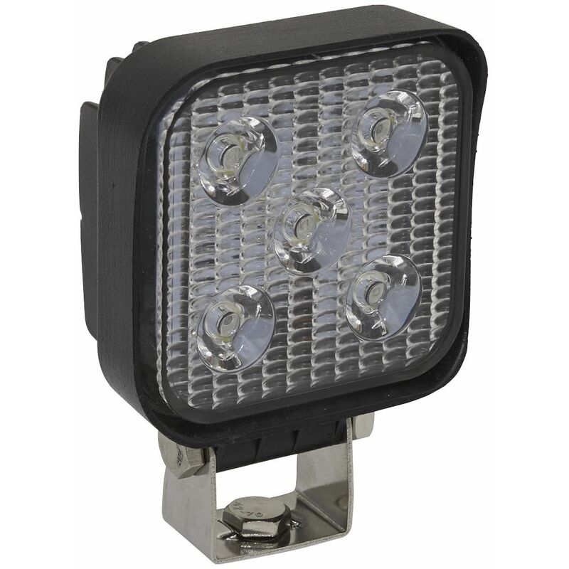 Sealey Mini Square Worklight with Mounting Bracket 15W SMD LED LED2S