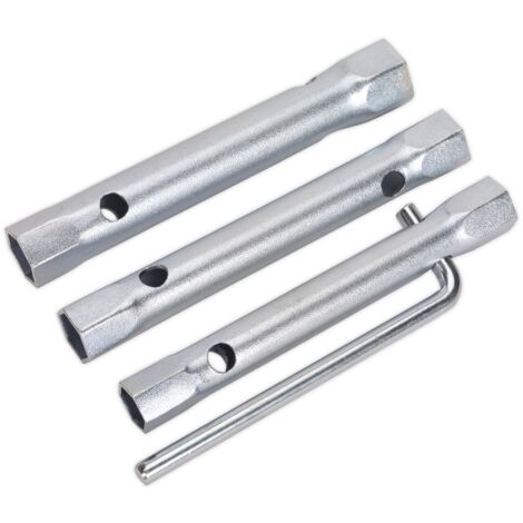 Sealey Long Reach Double End Spark Plug Box Spanner Set 3pc MS165
