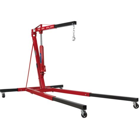 Sealey Long Reach Engine Crane with Extendable Legs 1 Tonne SC10LR