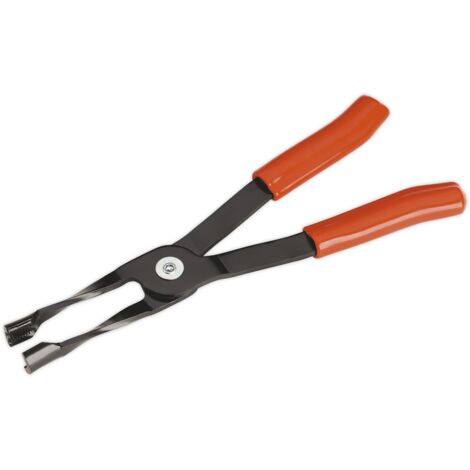 Sealey Long Straight Stem Pliers for Valve Stem Seal Removal/Installation 16/24 Valve VS1671