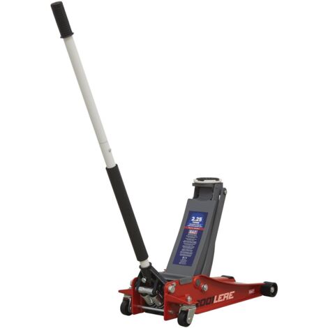 Sealey Low Profile Trolley Jack with Rocket Lift 2.25 Tonne - Red 2001LERE
