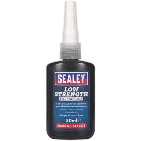 Sealey Low Strength Thread Lock 50ml SCS222S