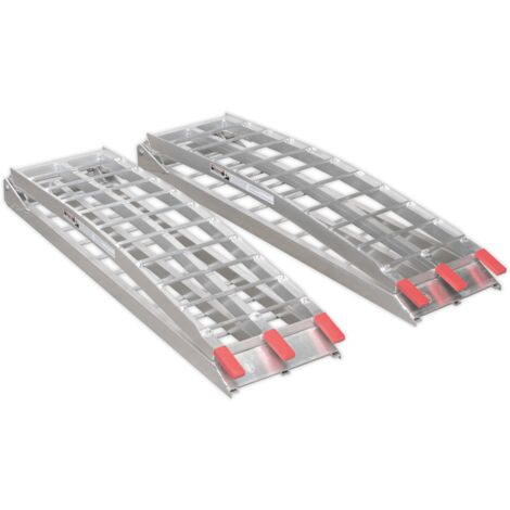 Sealey LR680 Aluminium Loading Ramps 680kg Capacity per Pair