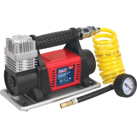 Sealey MAC04 Heavy-Duty Tyre Inflator/Mini Air Compressor 12V