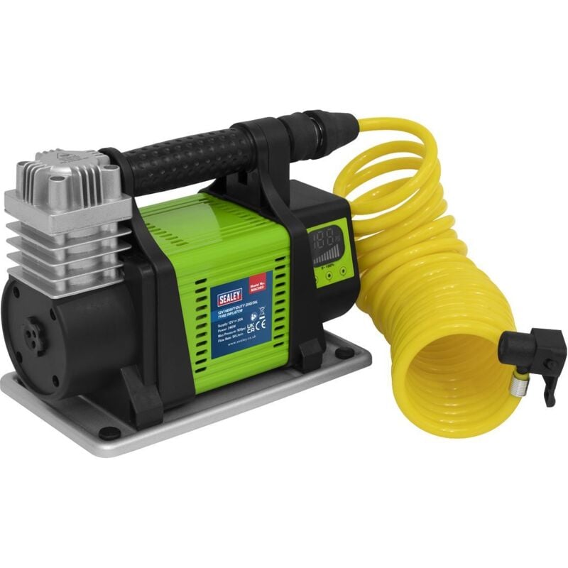 MAC05D Heavy-Duty Digital Tyre Inflator 12V - Sealey