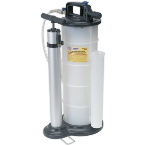 Sealey Manual/Air Vacuum Oil & Fluid Extractor Pump 9L TP6904