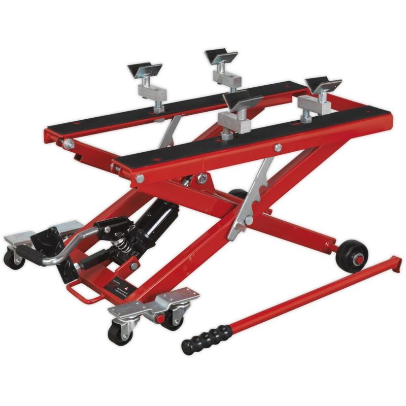 Sealey Motorcycle & Quad Scissor Lift 500kg Capacity Hydraulic MC4500