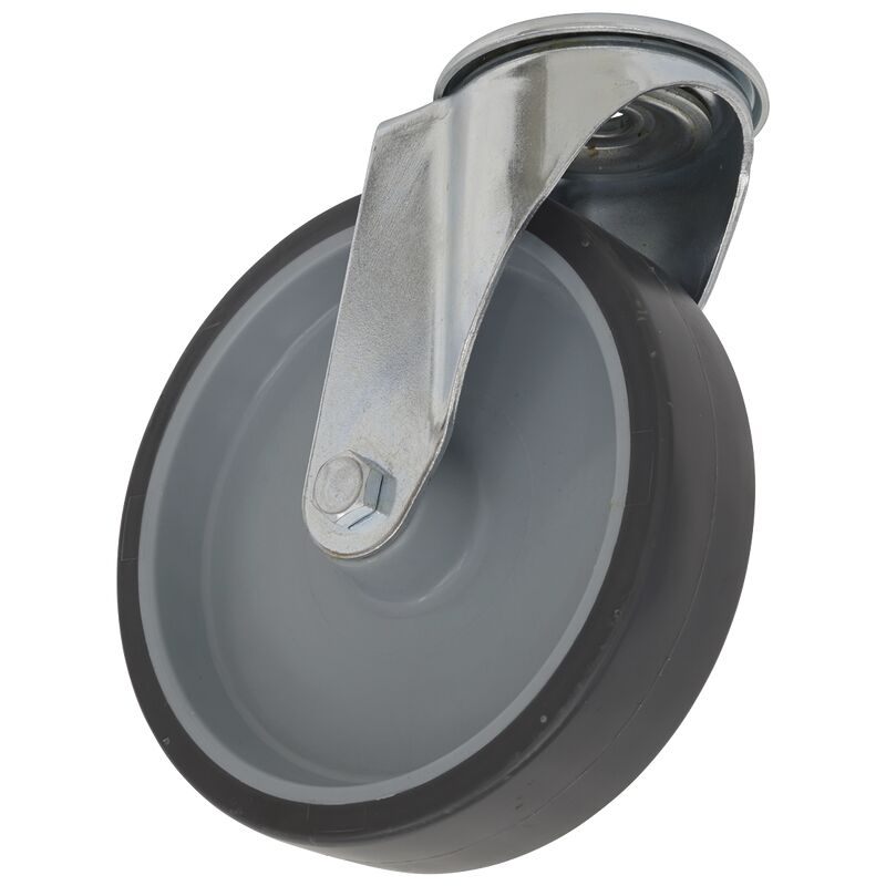 Sealey - Medium Duty Thermoplastic Bolt Hole Swivel Castor Wheel 50mm - Trade