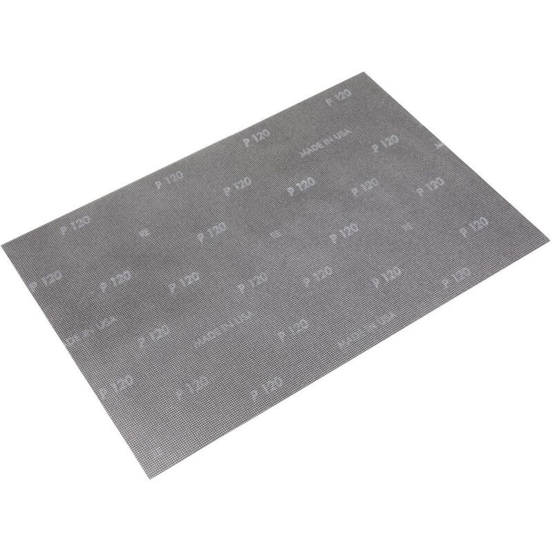 Mesh Orbital Screen Sheets 12 x 18' 120 Grit - Pack of 10 - Sealey