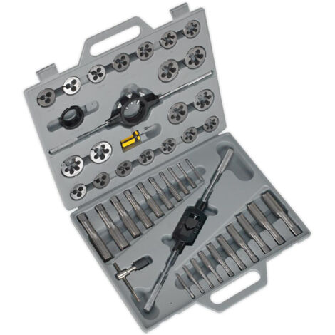 Sealey Metric Tap & Die Set Split Dies 45pc AK303