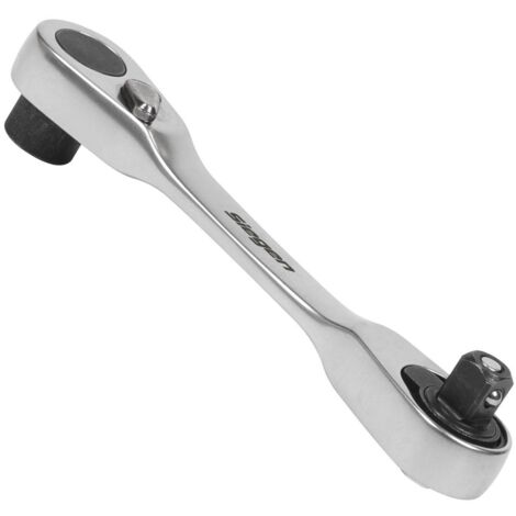 Sealey Micro Ratchet Bit Driver/Wrench 1/4"Hex x 1/4"Sq Drive - S01251