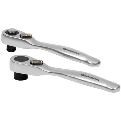 Sealey Micro Ratchet Wrench & Bit Driver Set 2pc 1/4"" Hex & 1/4"" Square S01250
