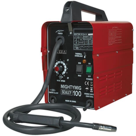 Sealey MIGHTYMIG100 Professional No-Gas MIG Welder 100Amp 230V