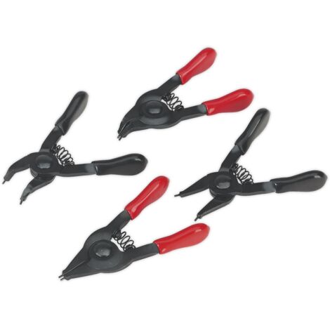 Sealey Mini Circlip Pliers Set 4pc AK8449