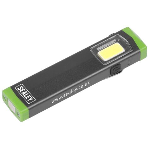 Sealey Mini Hand Torch Aluminium 3W COB LED LED500SB