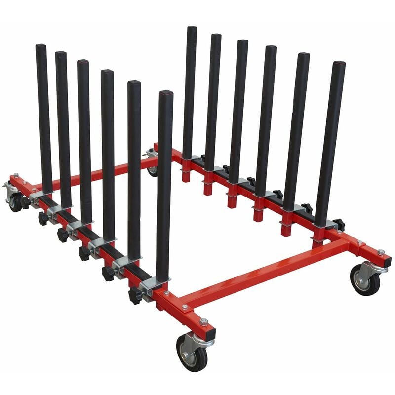 Panel Storage Rack Mobile Holds 5 Panels MK76 - Sealey