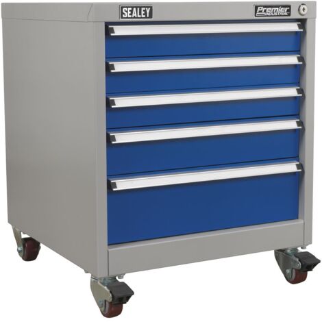 Sealey Mobile Industrial Cabinet 5 Drawer API5657B