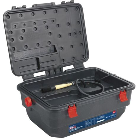 Sealey Mobile Parts Cleaning Tank with Brush 16L SM222