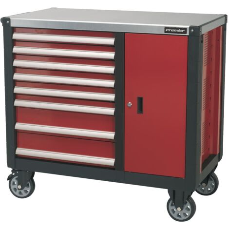 Sealey Mobile Workstation 8 Drawer with Ball-Bearing Slides AP2418