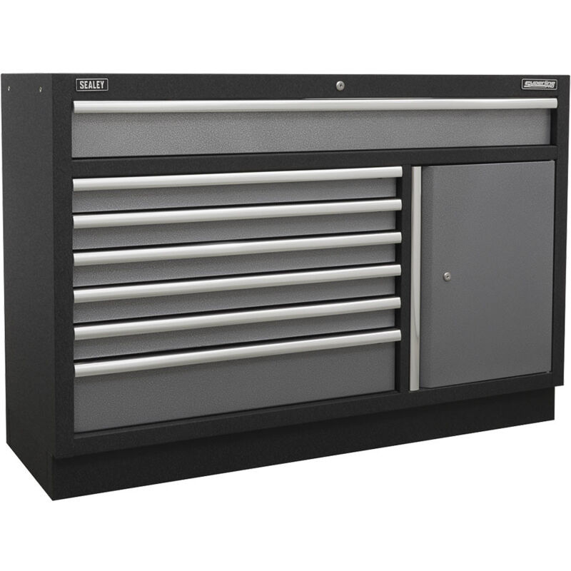 APMS64 7 Drawer Modular Floor Cabinet (1360 x 460 x 910mm) - Sealey