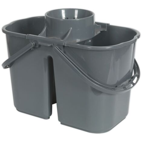 Sealey Mop Bucket 15L - 2 Compartment BM07