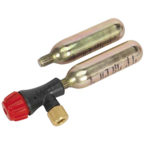 Sealey Motorcycle CO2 Emergency Tyre Inflator Kit MS087