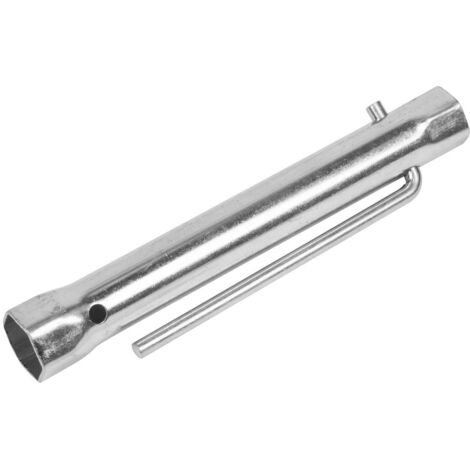 Sealey MS161 Long Reach Double End Spark Plug Box Spanner with L-Bar 18/21mm