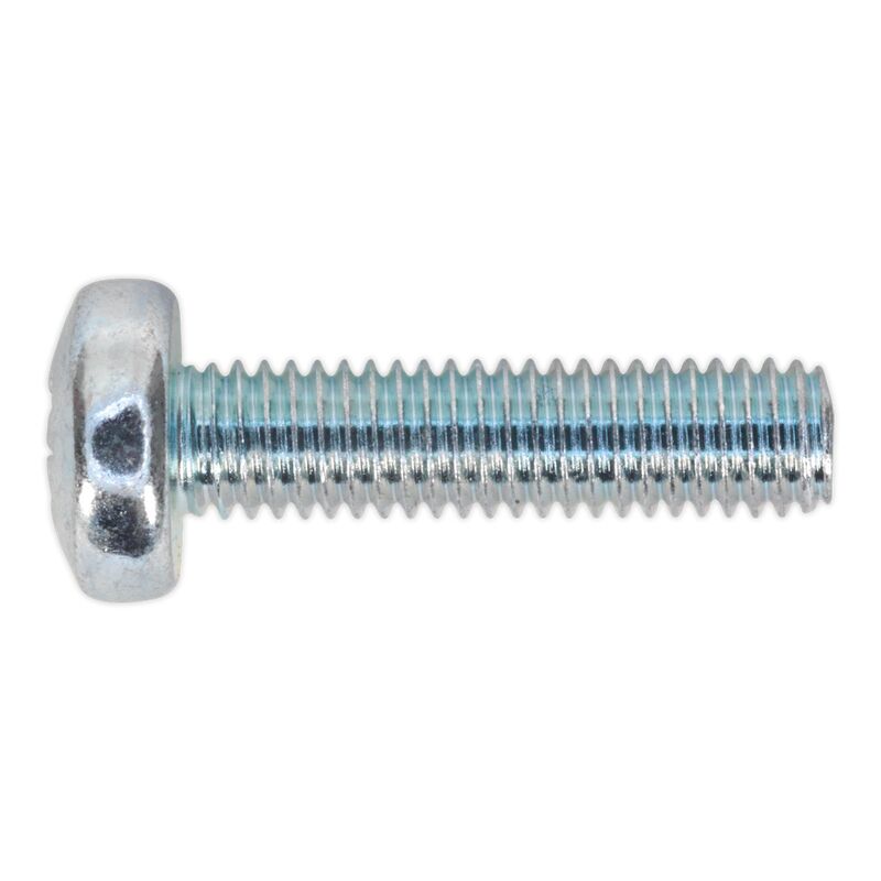 Machine Screw M5 x 20MM Pan Head Pozi Zinc din 7985Z Pack of 100 - Sealey