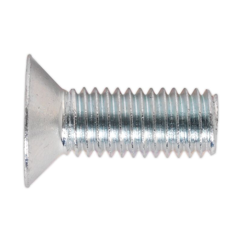 Sealey Machine Screw M8 X 20MM Countersunk Pozi Zinc DIN 965Z Pack of 50