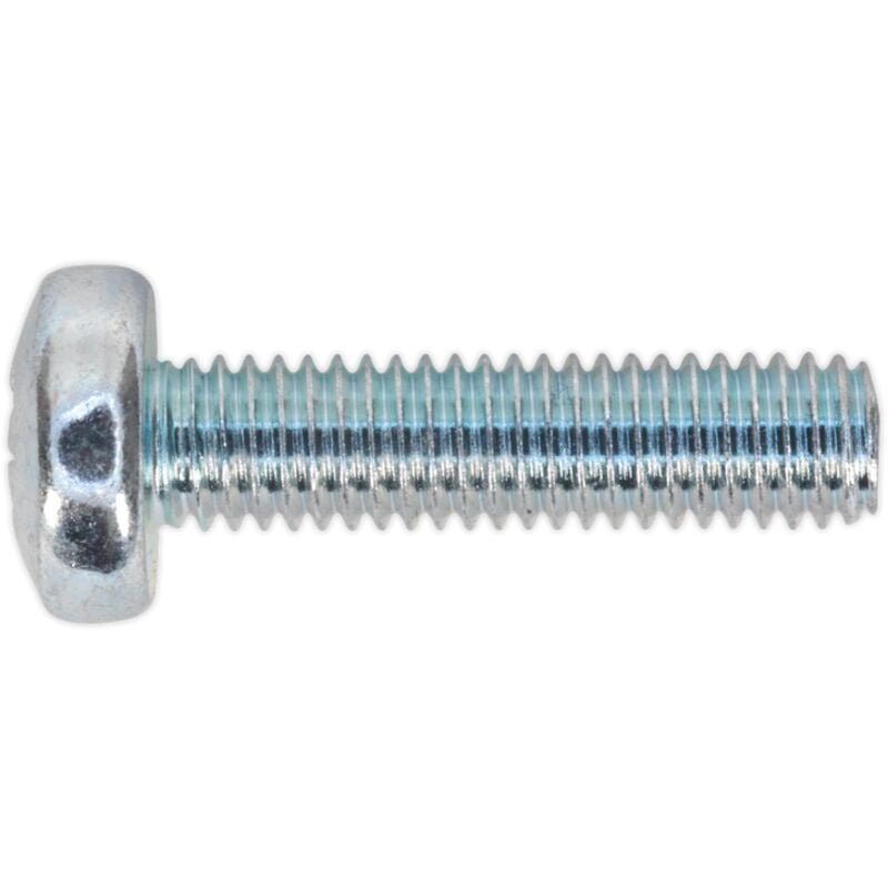 Sealey - Machine Screw M5 x 20MM Pan Head Pozi Zinc din 7985Z Pack of 100