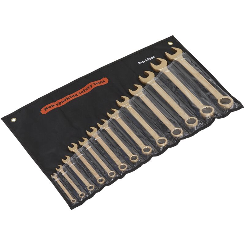 Sealey - Combination Spanner Set13 Piece 8-32mm Non-sparking