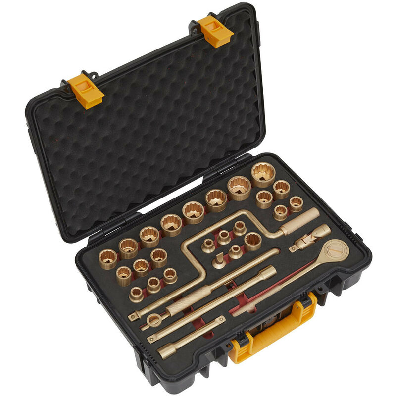 Sealey - NS039 Socket Set 32pc 1/2'Sq Drive - Non-Sparking