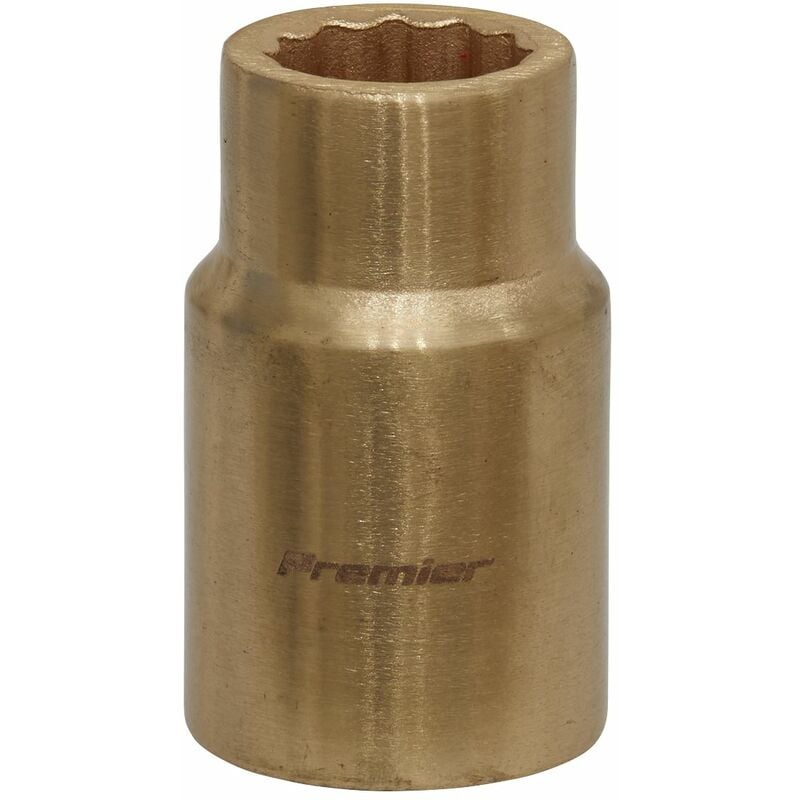 Sealey - Non Sparking Socket 13mm 1/2''D WallDrive 12 point Beryllium Copper NS046