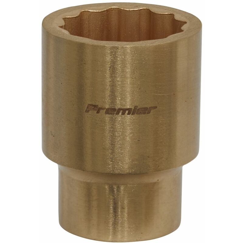 Sealey - Non Sparking Socket 23mm 1/2''D WallDrive 12 point Beryllium Copper NS056