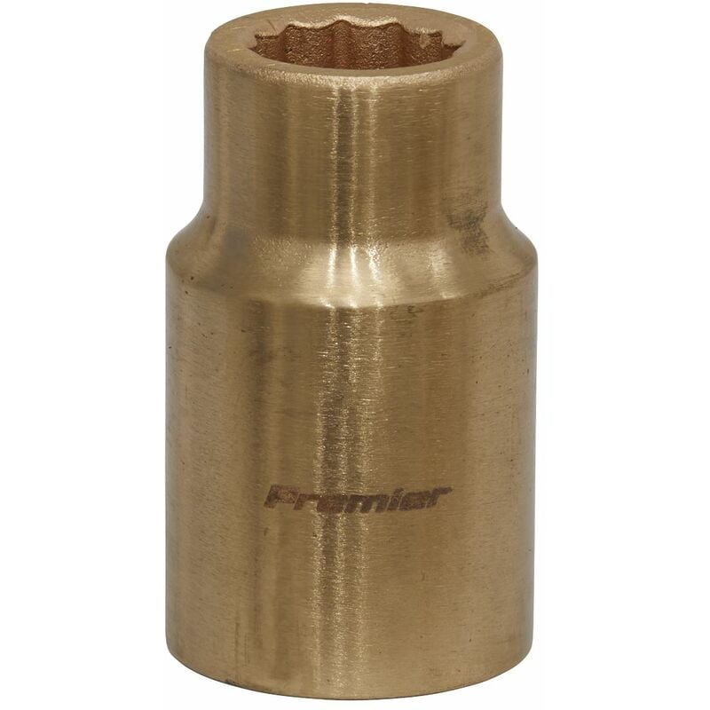 Sealey - Non Sparking Socket 12mm 1/2''D WallDrive 12 point Beryllium Copper NS045