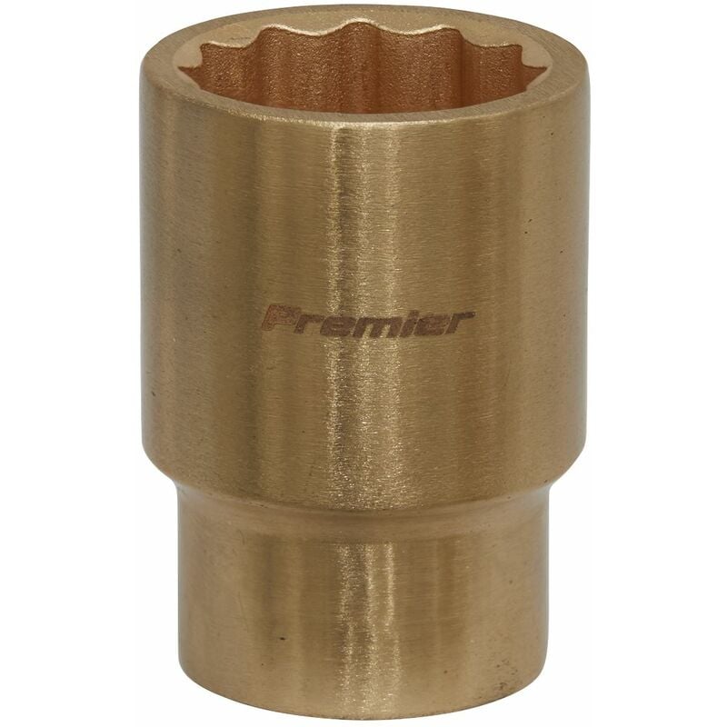 Sealey - Non Sparking Socket 22mm 1/2''D WallDrive 12 point Beryllium Copper NS055