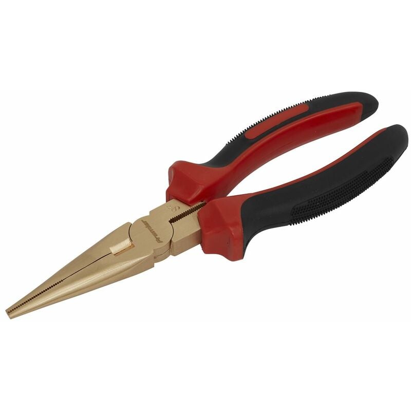 Sealey - Long Nose Pliers 200mm - Non-Sparking NS075