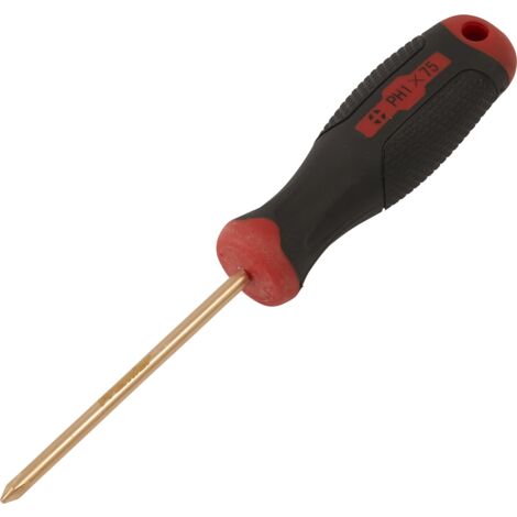 Sealey NS096 Screwdriver Phillips 1 x 75mm - Non-Sparking
