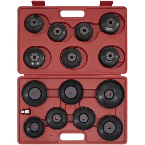 Sealey Oil Filter Cap Wrench Set 15pc VS7003