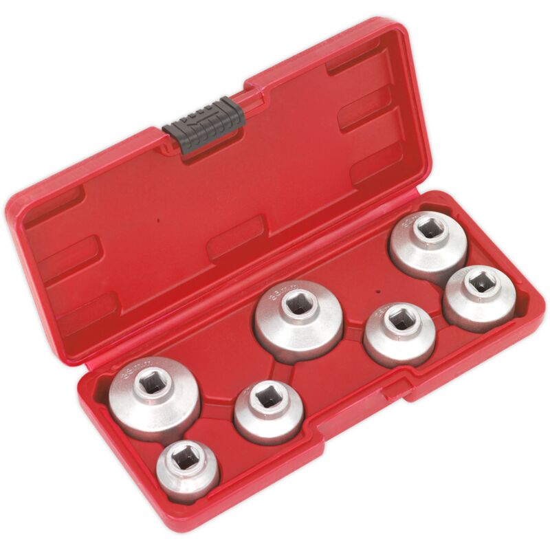 Oil Filter Cap Wrench Set 7pc - Sealey
