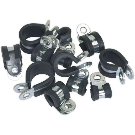 Sealey P-Clip Rubber Lined Assortment 60pc PCJASS