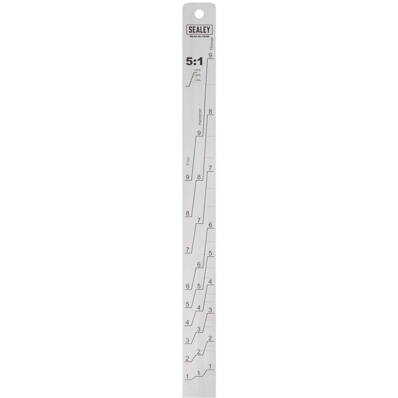 PA08 Aluminium Paint Measuring Stick 5:1/5:3 - Sealey
