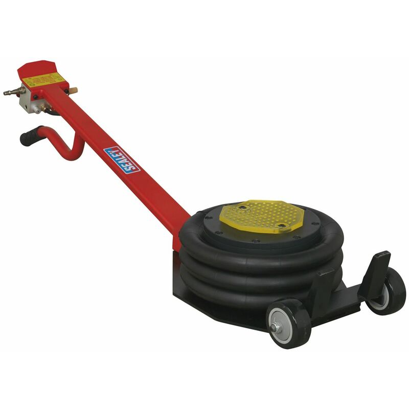 Sealey - Premier Air Operated Fast Jack 3 Tonne 3-Stage - Long Handle PAFJ3