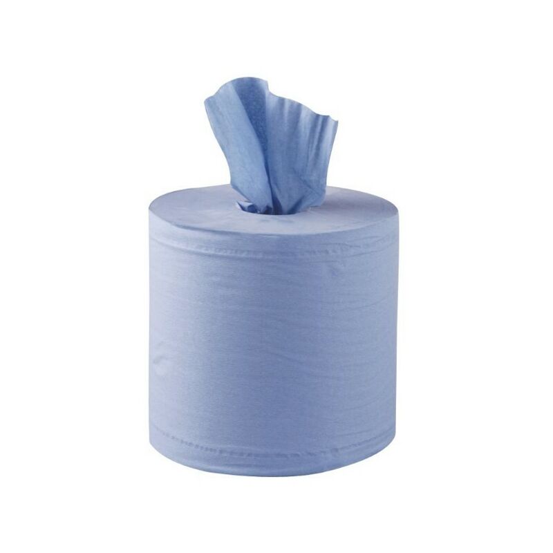 Paper Blue Roll Blueroll 2-Ply Embossed 150 Meter Centre-feed Pack of 1 - Sealey