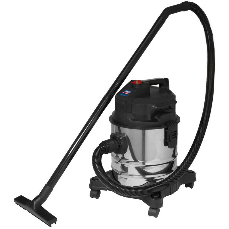 SEALEY - PC20LN Vacuum Cleaner (Low Noise) Wet & Dry 20L 1000W/230V
