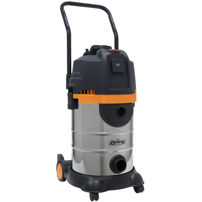 Sealey PC300BL Vacuum Cleaner Cyclone Wet & Dry 30L Double Stage 1200W/230V