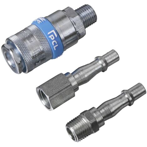 Sealey Air Tool Coupling Kit 3pc 1/4