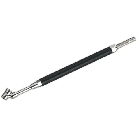 Sealey PCL Tyre Pressure Gauge Deluxe Twin Push-On Connector 0-11bar(0-160psi) TST/PG4