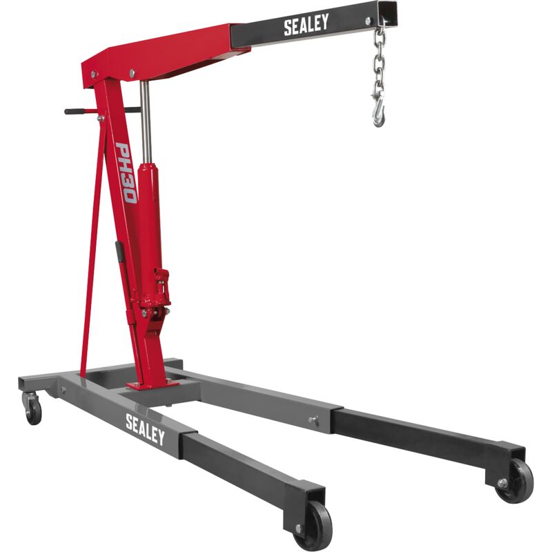 Sealey PH30 Fixed Frame Engine Crane with Extendable Legs 3 Tonne